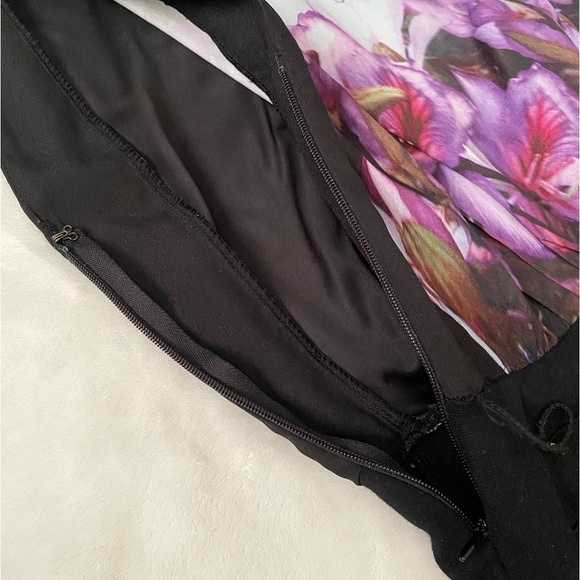 Express Belted Floral Print Dress Small - Picture 7 of 13